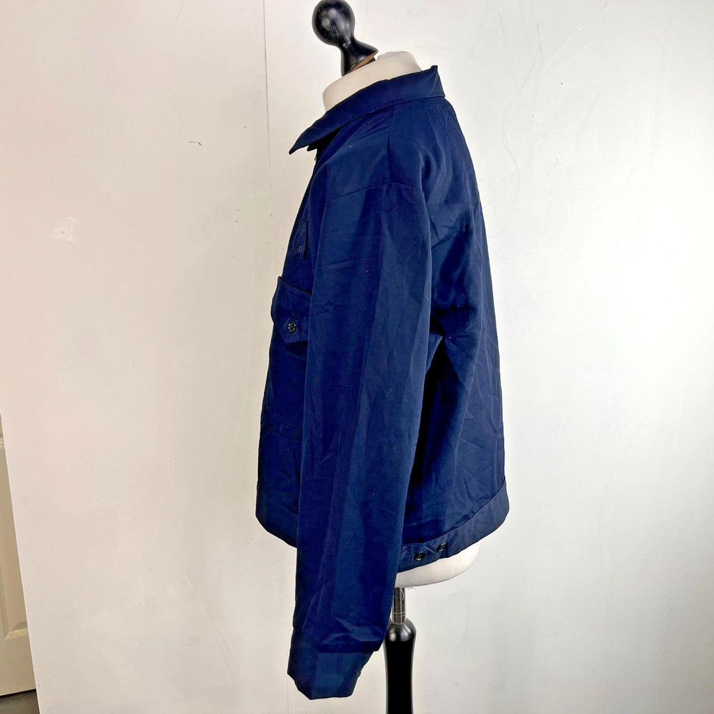 Vintage Challenger Horace Small Rocketeer Jacket 48R (2XL) Navy Blue Rockabilly