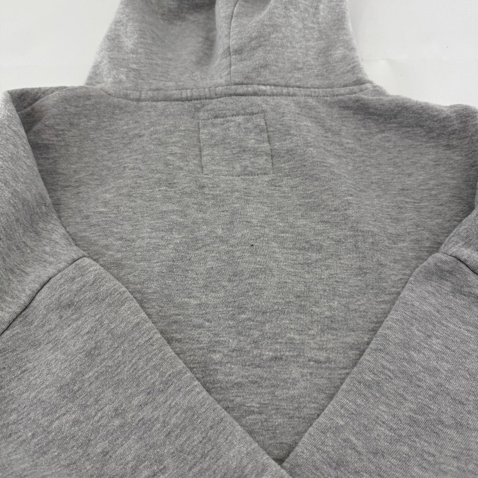 Superdry Limited Women's Sports Hoodie Grey Spell-Out Pullover UK 12 Baggy Fit