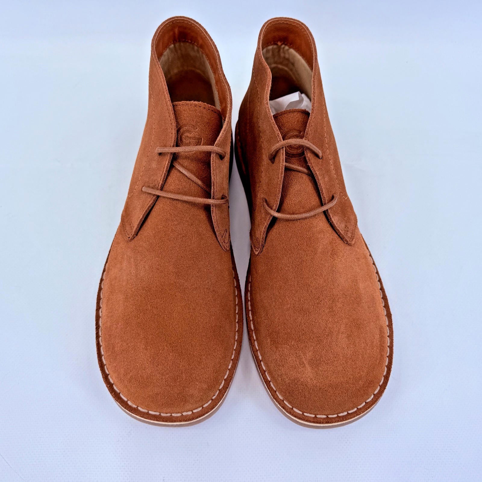 Delicious Junction Crowley Suede Desert Boots in Ginger Brown size UK 9 EU 43