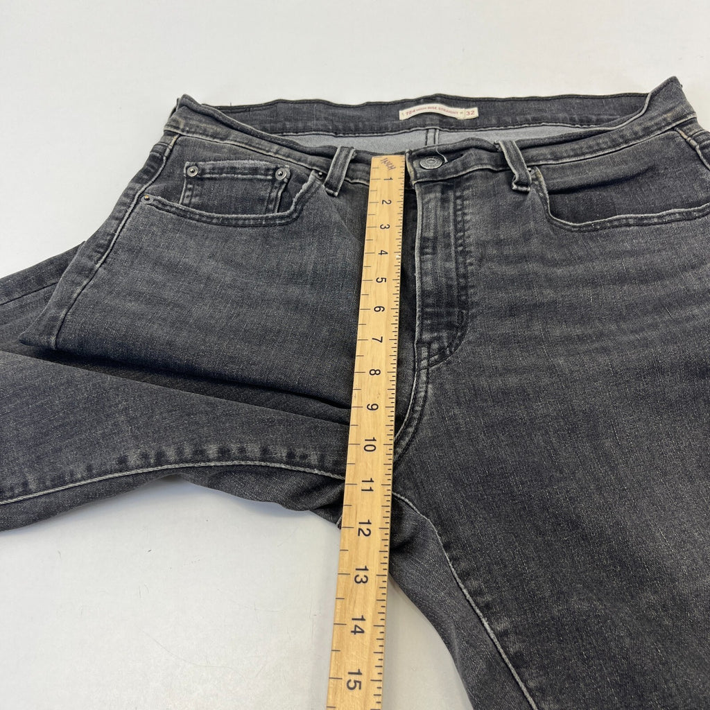 Levi’s 724 High Rise Straight Jeans Charcoal Grey W32" L30"