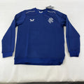 Rangers FC Football Club Kids Matchday Sweatshirt Top in Blue size Junior L