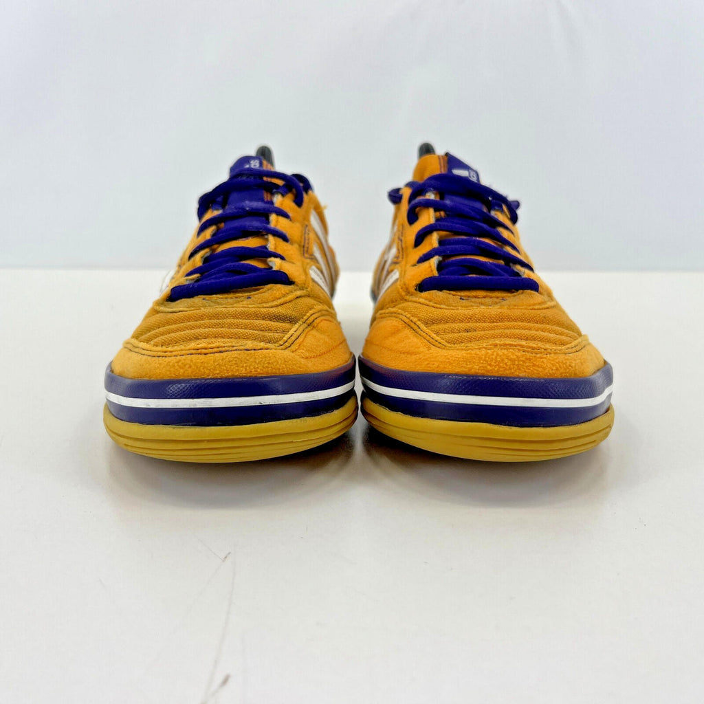 Rare Adidas Janeirinha Sala Indoor Football Trainers Shoes Yellow & Blue UK 7.5