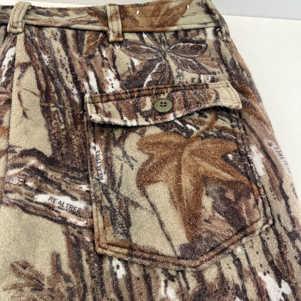 Realtree Thermal Trousers W36" L32" Adult Brown Carpenter Camo Workwear