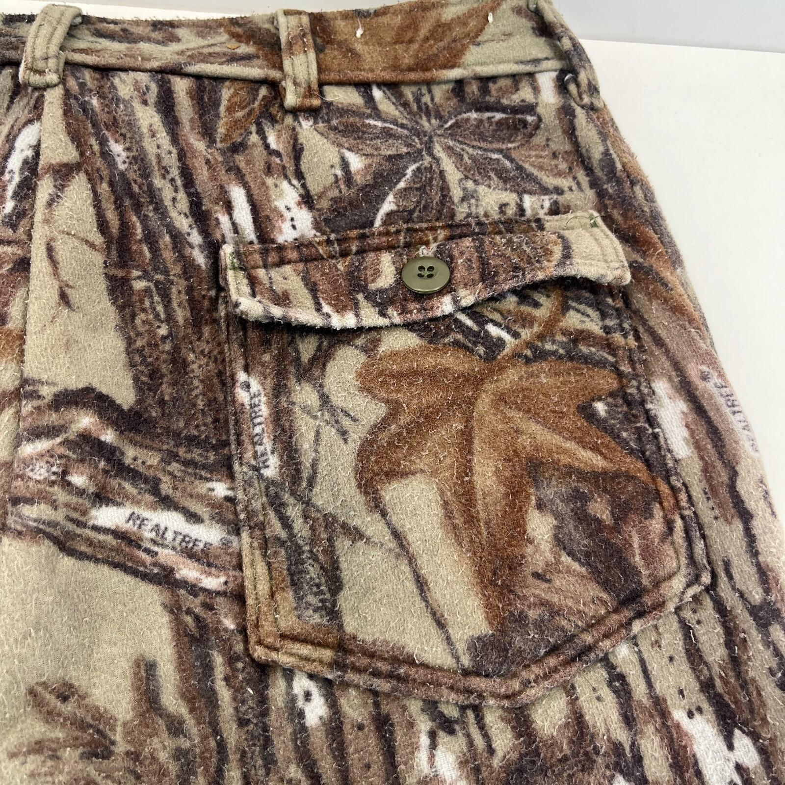 Realtree Thermal Trousers W36" L32" Adult Brown Carpenter Camo Workwear
