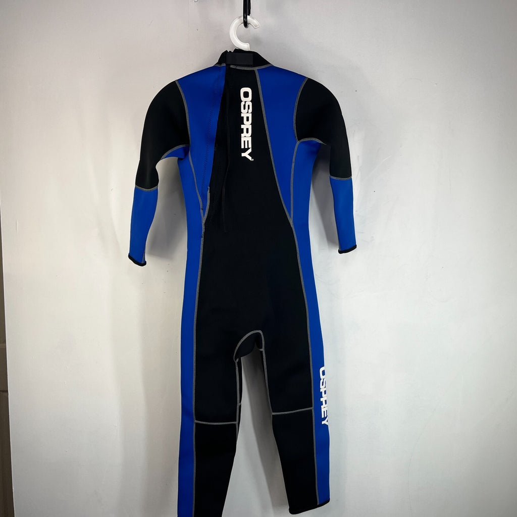 Osprey Women's Full Wetsuit size 34 Black & Blue - Mint Condition