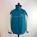 Rukka Men's Casual Jacket Teal Green Windbreaker size Large Oversized