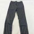 C&A Clockhouse Womens Black Striped Jeans Jegging Leg Skinny size 38R - W28" L29" - NWOT