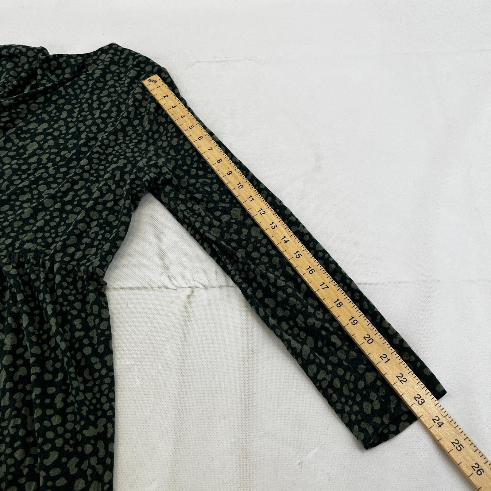 Joules Annalise Skater Dress UK size 18 Dark Green Jersey Fit & Flare Comfy