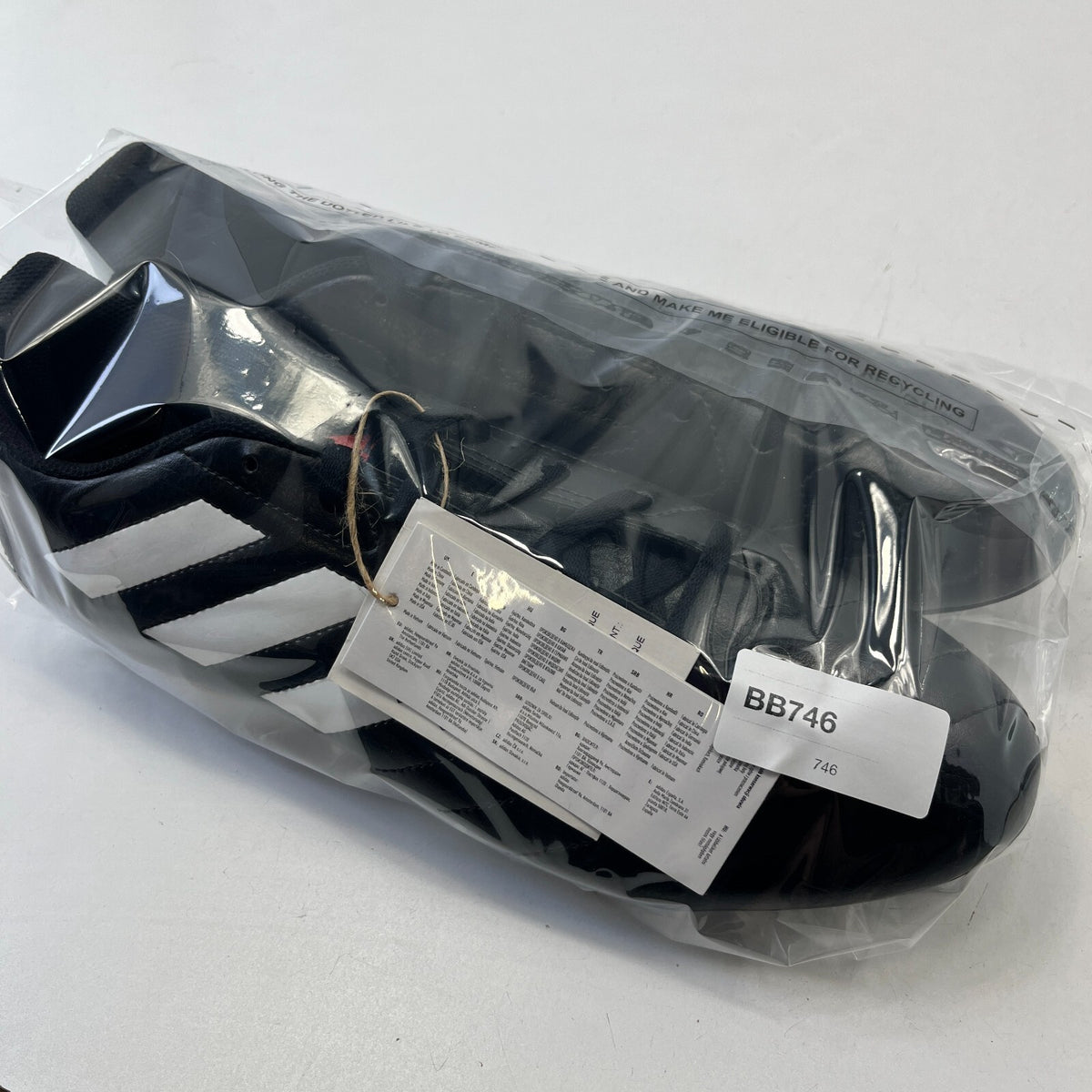 Adidas Goletto VIII FG Mens Football Boots Firm Ground Moulded Black UK 11 - New