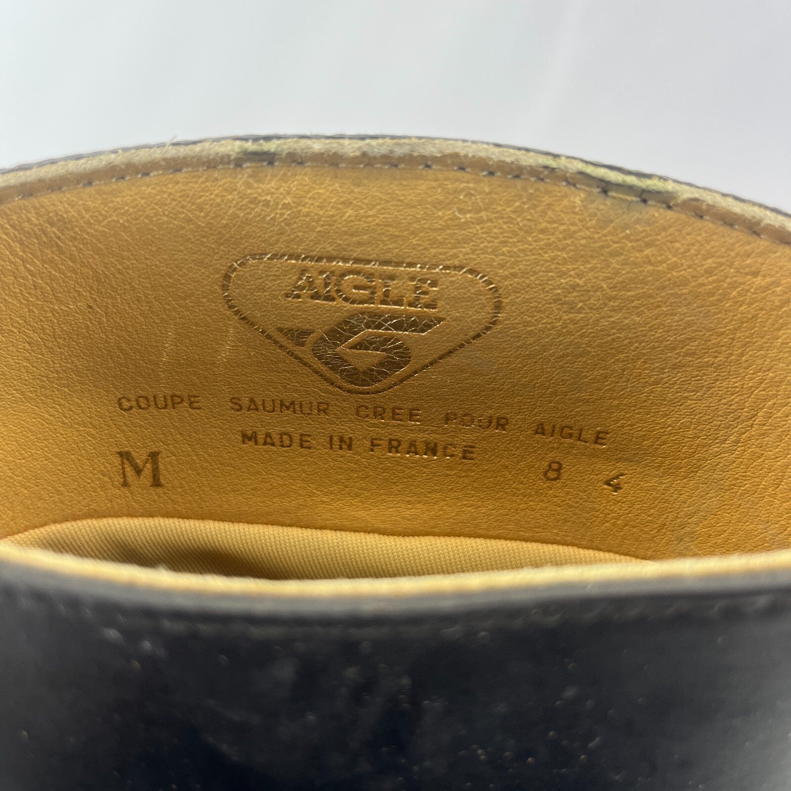 Aigle Black Leather Horse Riding Boots size UK 2.5 EU 35