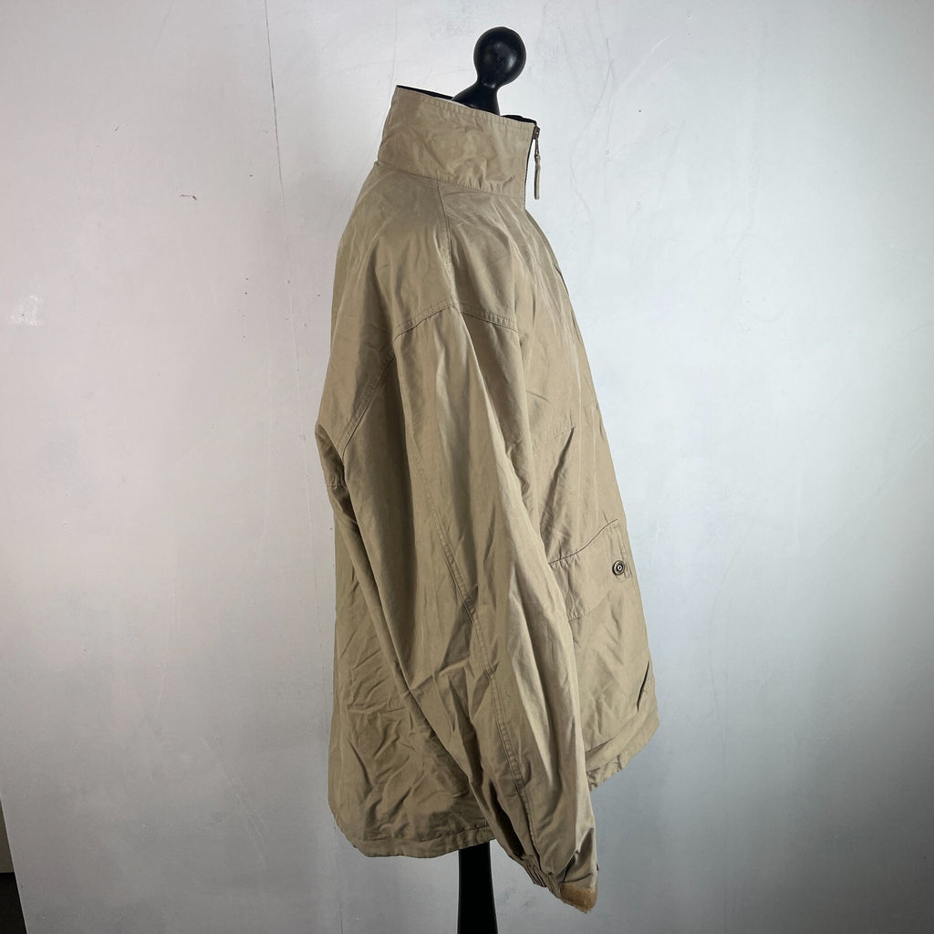 Timberland Men's Weathergear Windbreaker Coat size US M UK L Loose Fit Beige