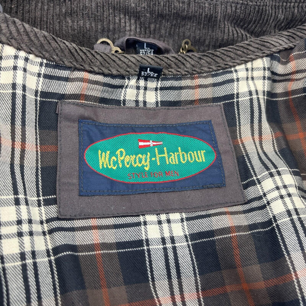 McPercy Harbour Mens Premium Wax Hunting/Farming Jacket in Brown size Large