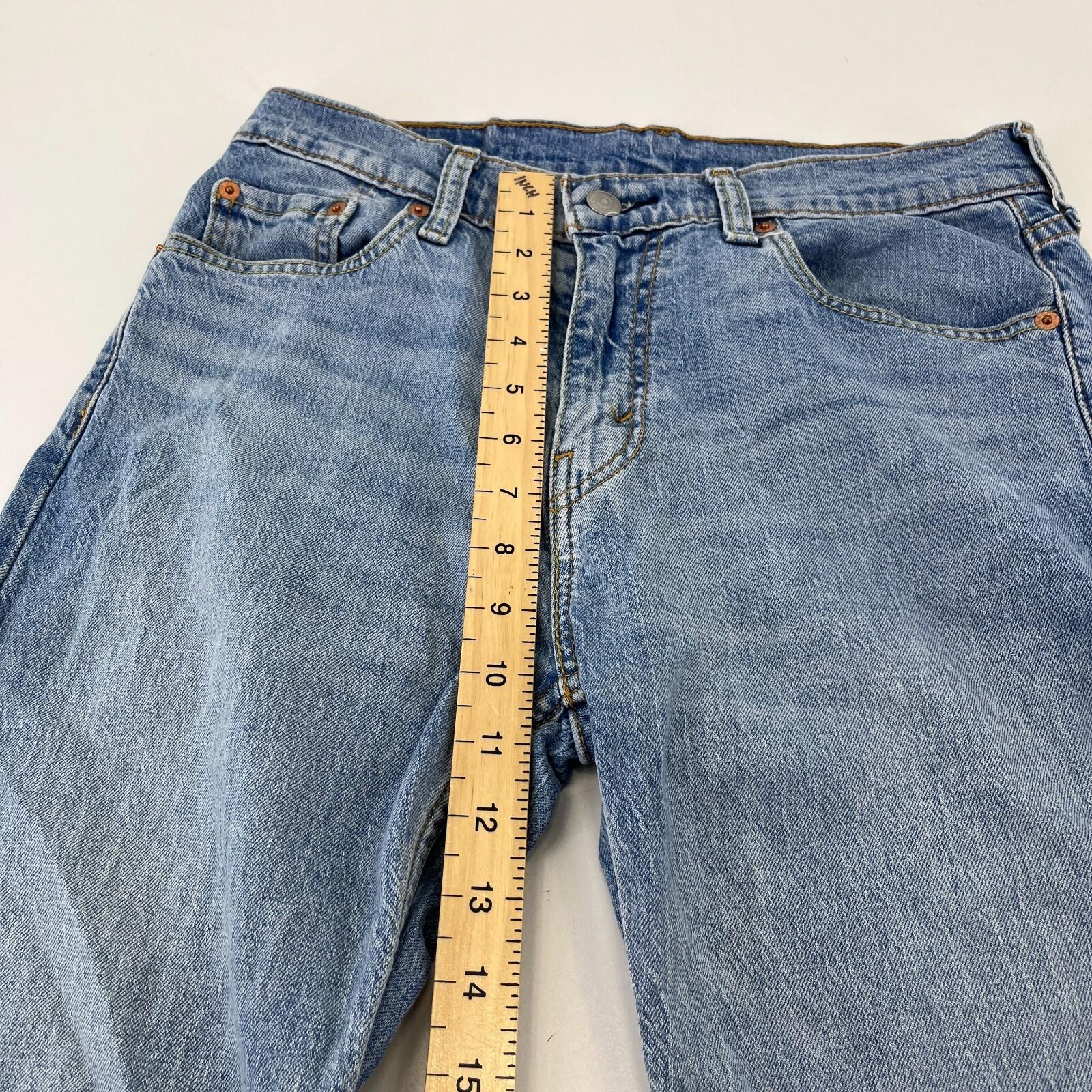 Levi's 502 Tapered Regular Stretch Denim Jeans in Blue Men's Size W30" L30"