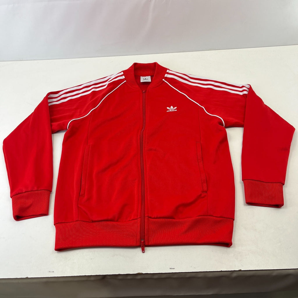 Retro 2022 Adidas Originals Firebird Track Top in Red size Large