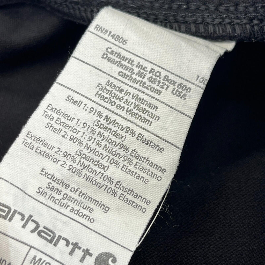 Carhartt Womens Black Regular Fit Fitted Trousers size M (8-10)