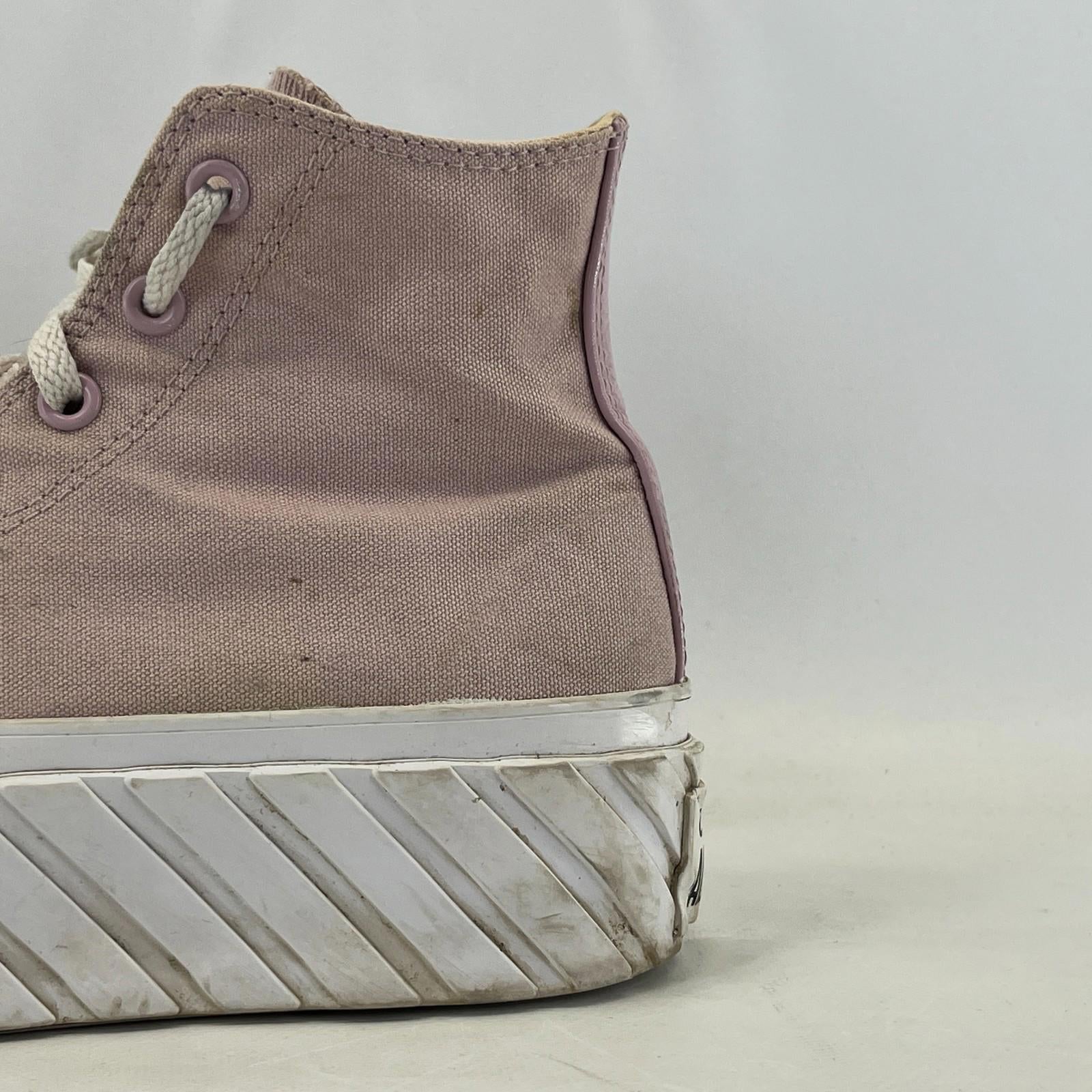 Converse Chuck Taylor Size UK 6 Dusty Pink Canvas High Top Trainers