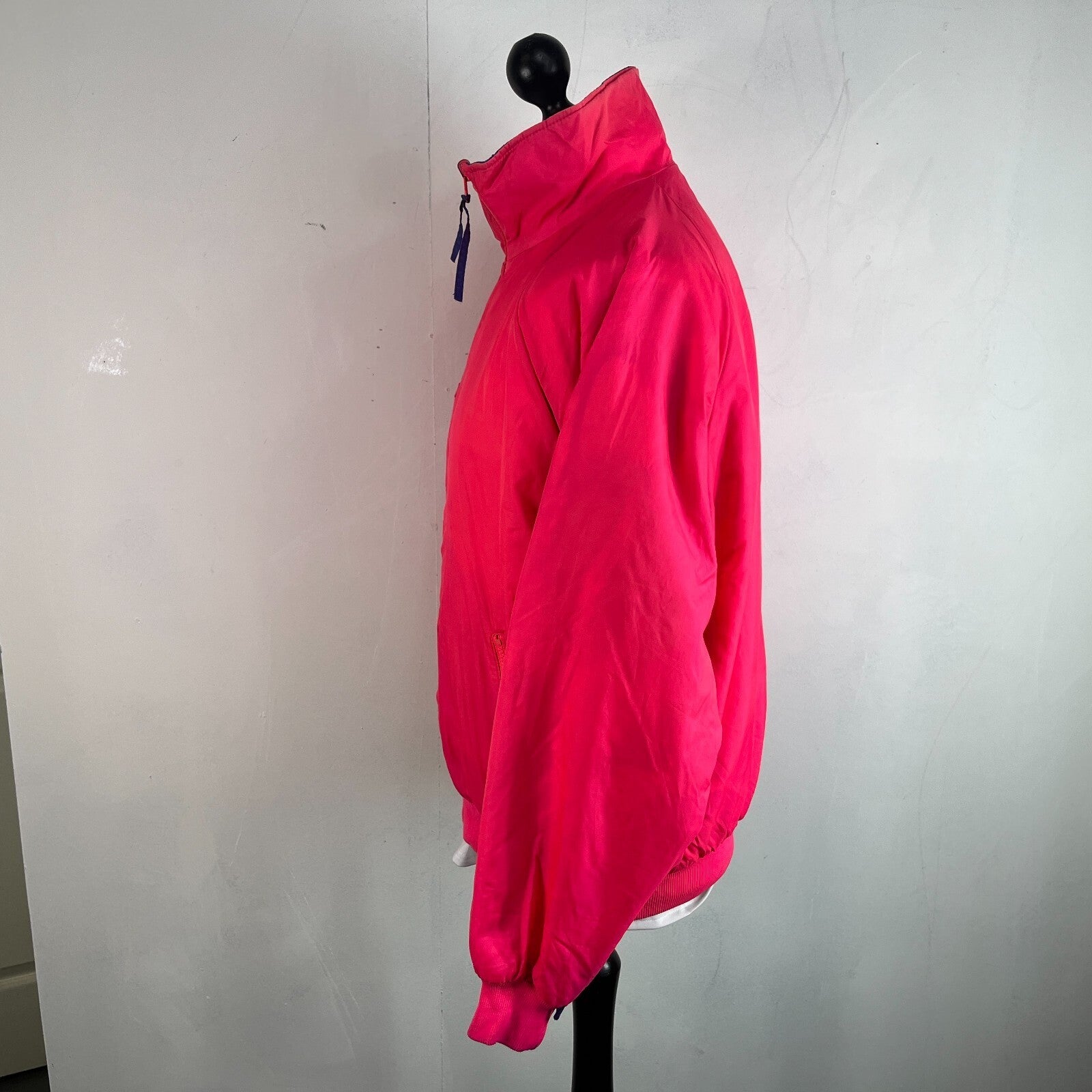 Vintage 1991 Columbia Reversible Ski/Snowboard Bomber Jacket Pink/Purple size L