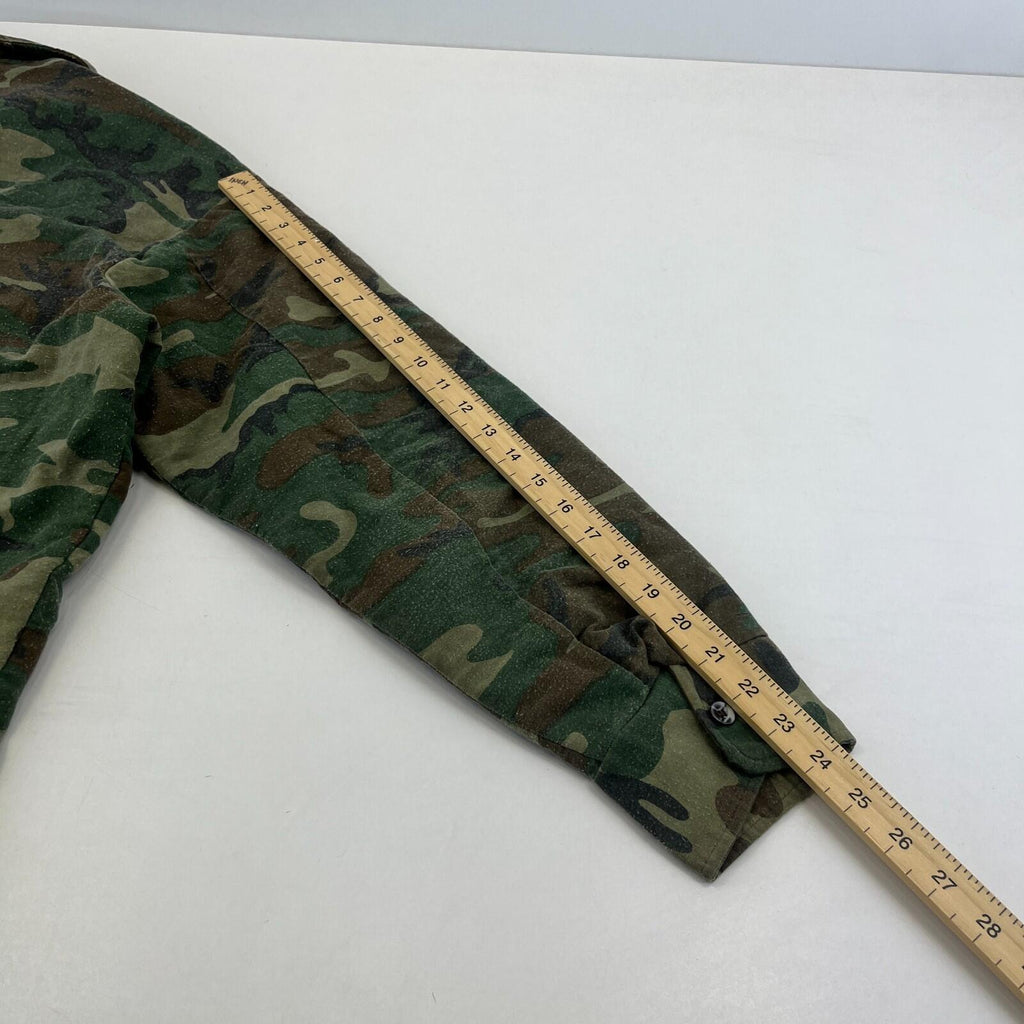 Fieldmaster Men's Insulated Flannel Shirt Green Camo size XL Hunting Outdoors