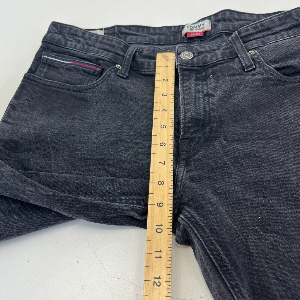 Tommy Hilfiger Scanton Jeans Mens W36" L34" Denim Slim Fit Stretch Black
