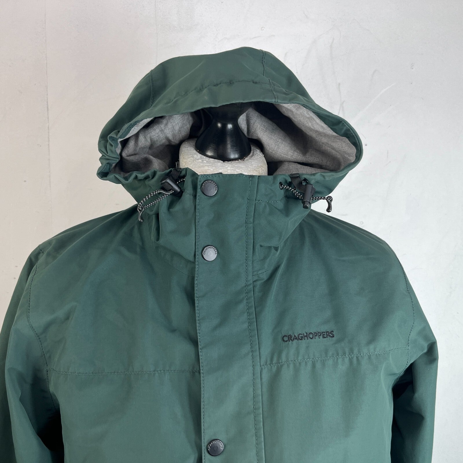 Craghoppers AquaDry Membrane Jacket Mens Medium Forest Green Waterproof Hooded