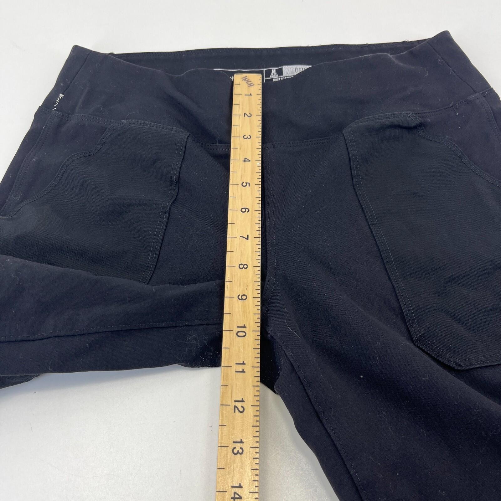Carhartt Womens Black Regular Fit Fitted Trousers size M (8-10)