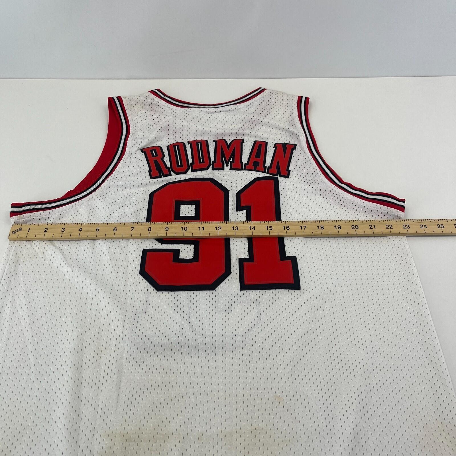 Mitchell & Ness Chicago Bulls Dennis Rodman NBA Jersey Shirt 1997-98 size XL
