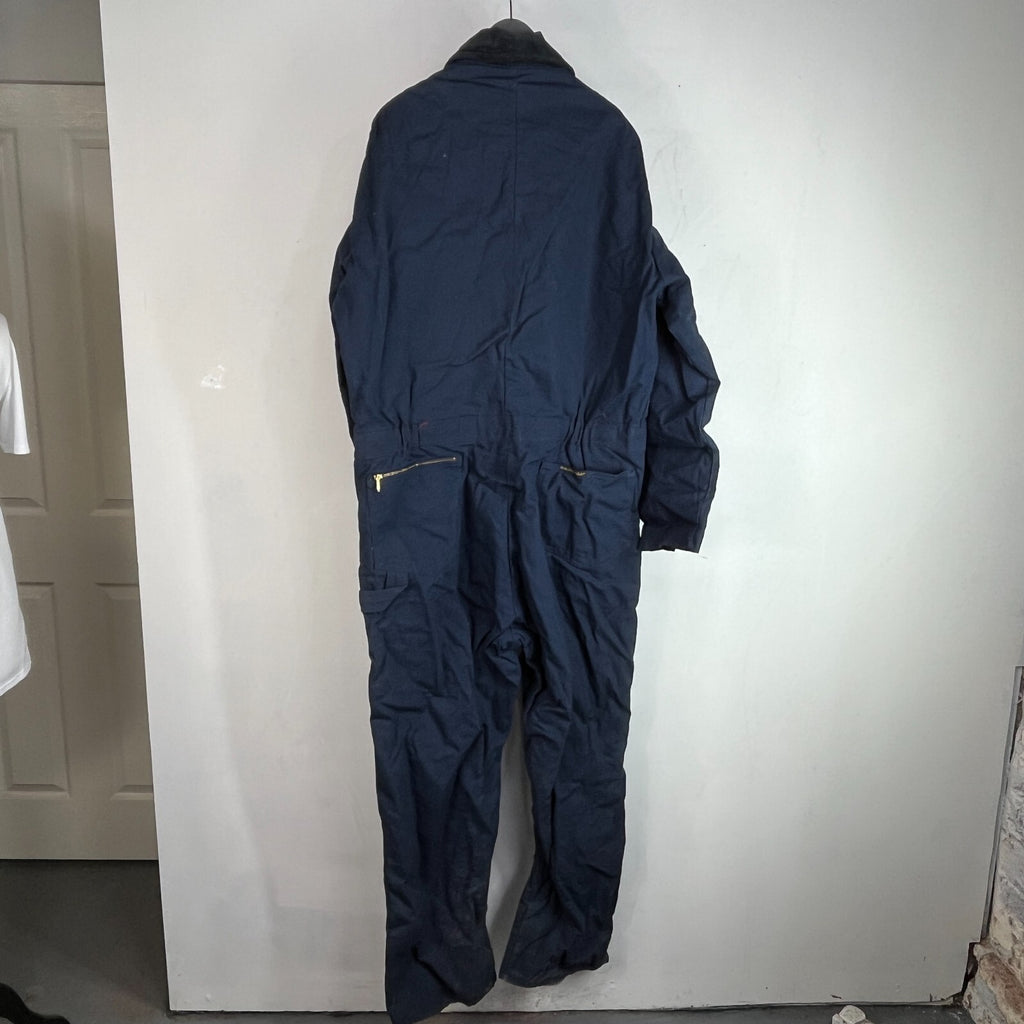 Vtg Walls Zero Zone Insulated Jumpsuit Boiler-Suit Overalls Blue size XL Tall