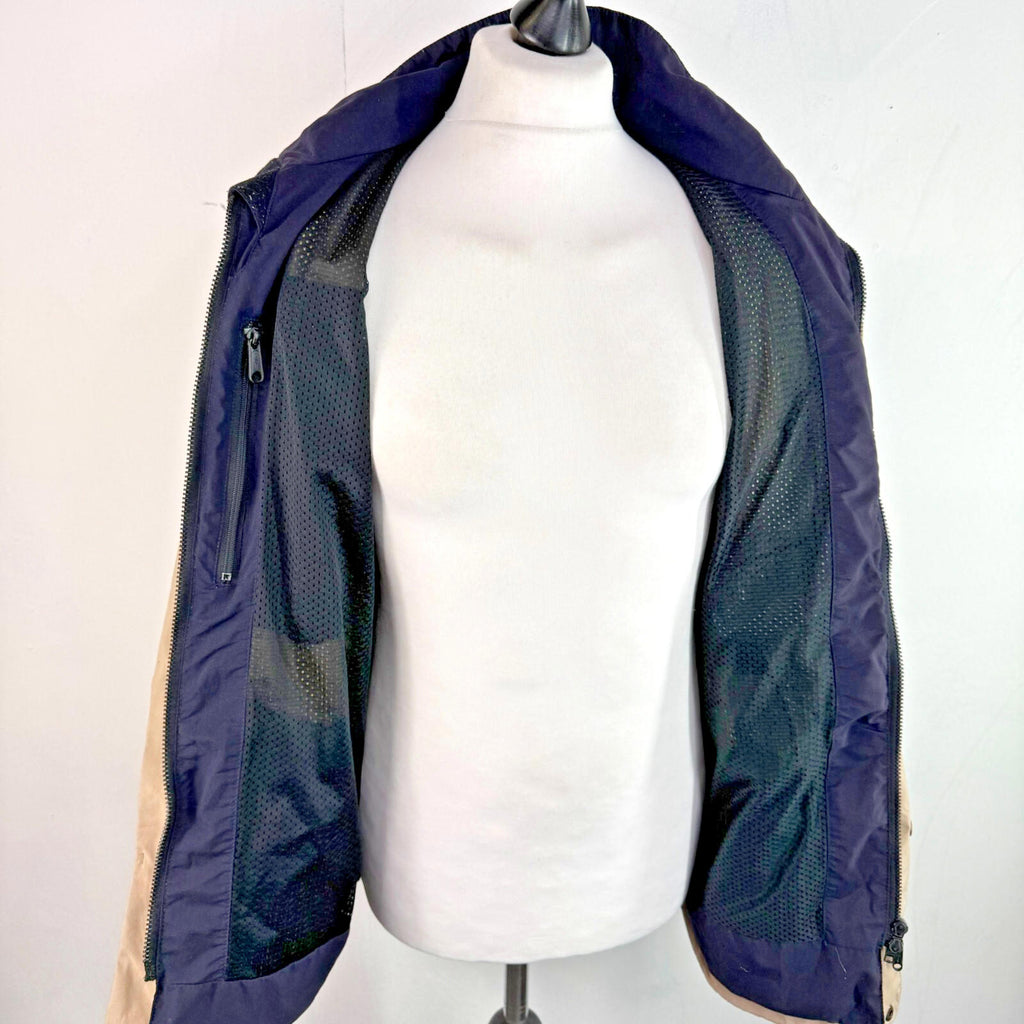 Rohan Atlas Jacket Khaki Beige Brown size S Waterproof + Removable Hood
