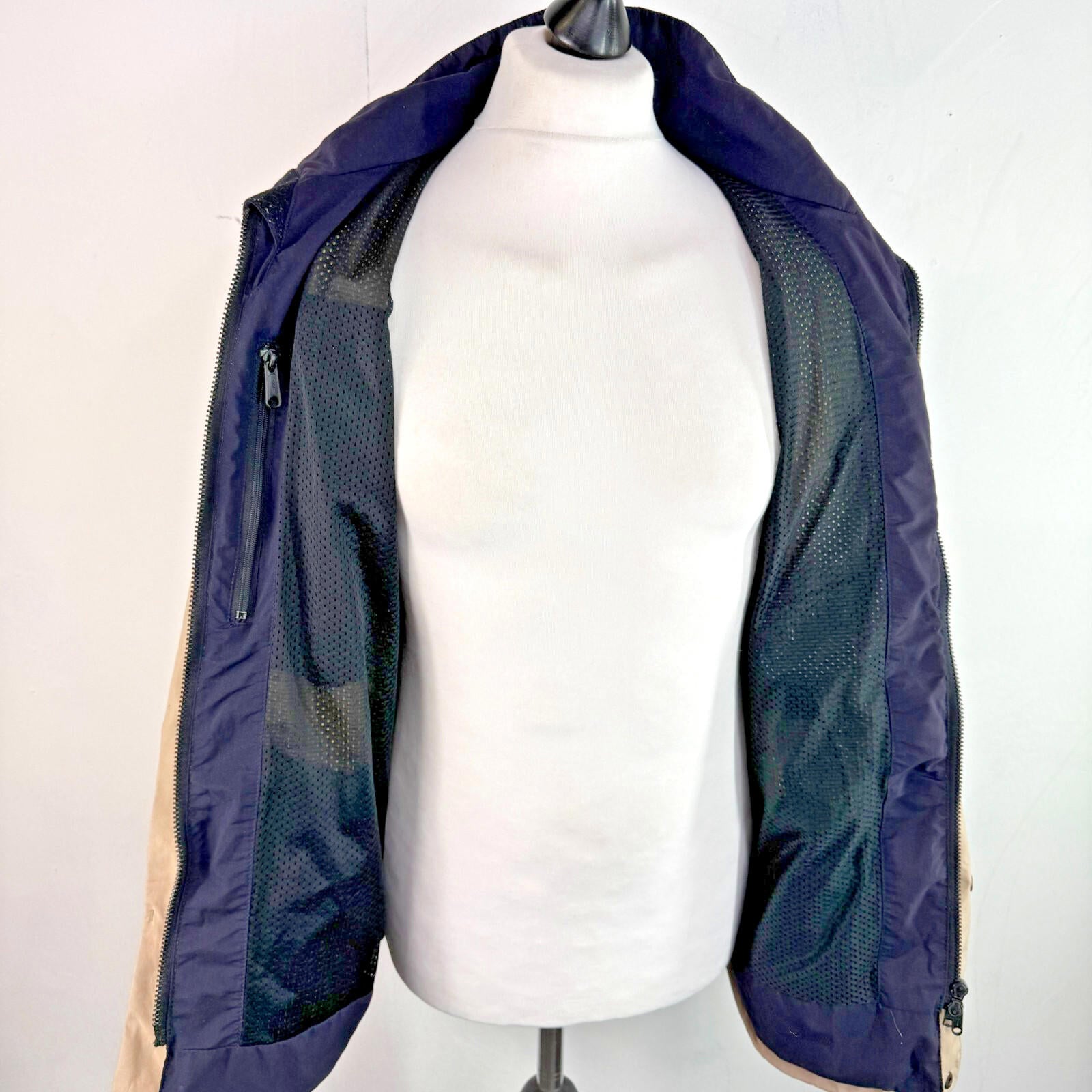 Rohan Atlas Jacket Khaki Beige Brown size S Waterproof + Removable Hood