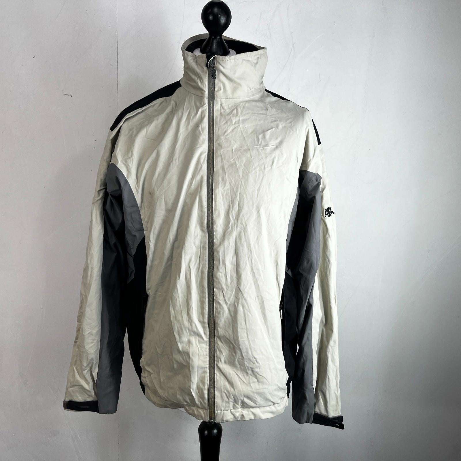 Pringle Aengus Full Zip Golf Jacket size XL Light Beige