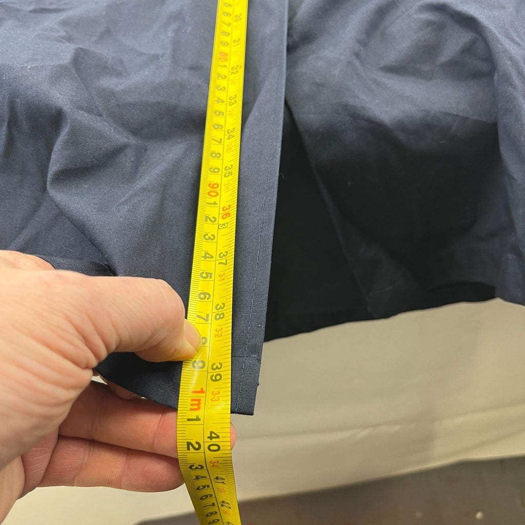 Vintage Men's Trench Coat in Navy Blue with Removable Liner size 40R Raincoat