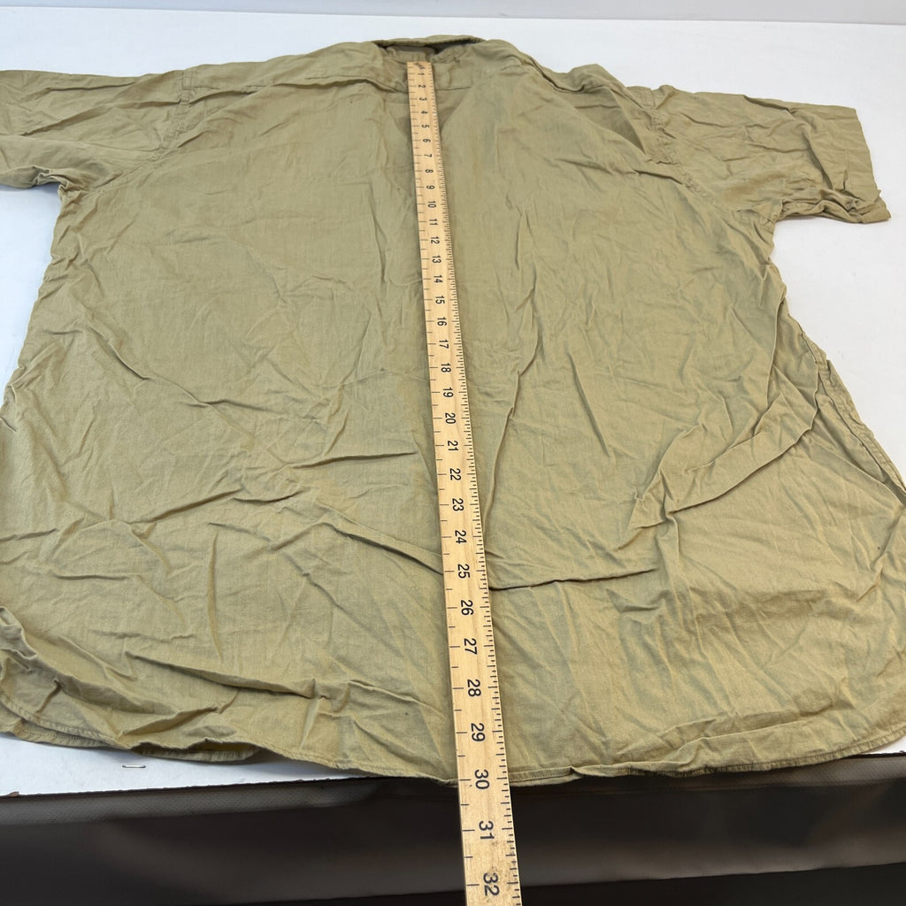 Vintage Elbeco USMC Marines Workwear Twill Shirt Short Sleeve US Military XL