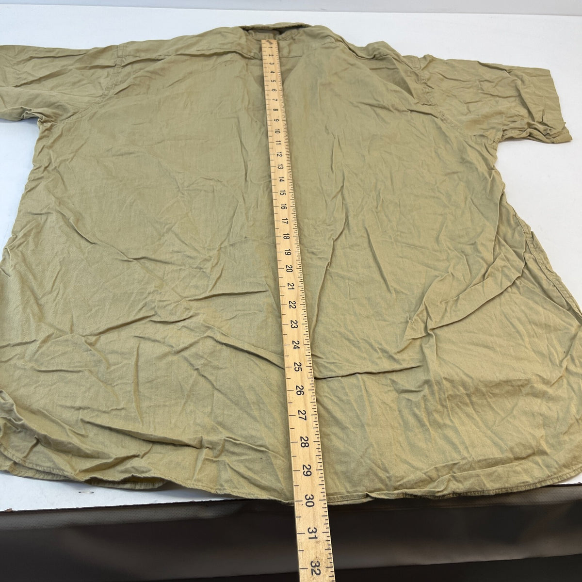 Vintage Elbeco USMC Marines Workwear Twill Shirt Short Sleeve US Military XL