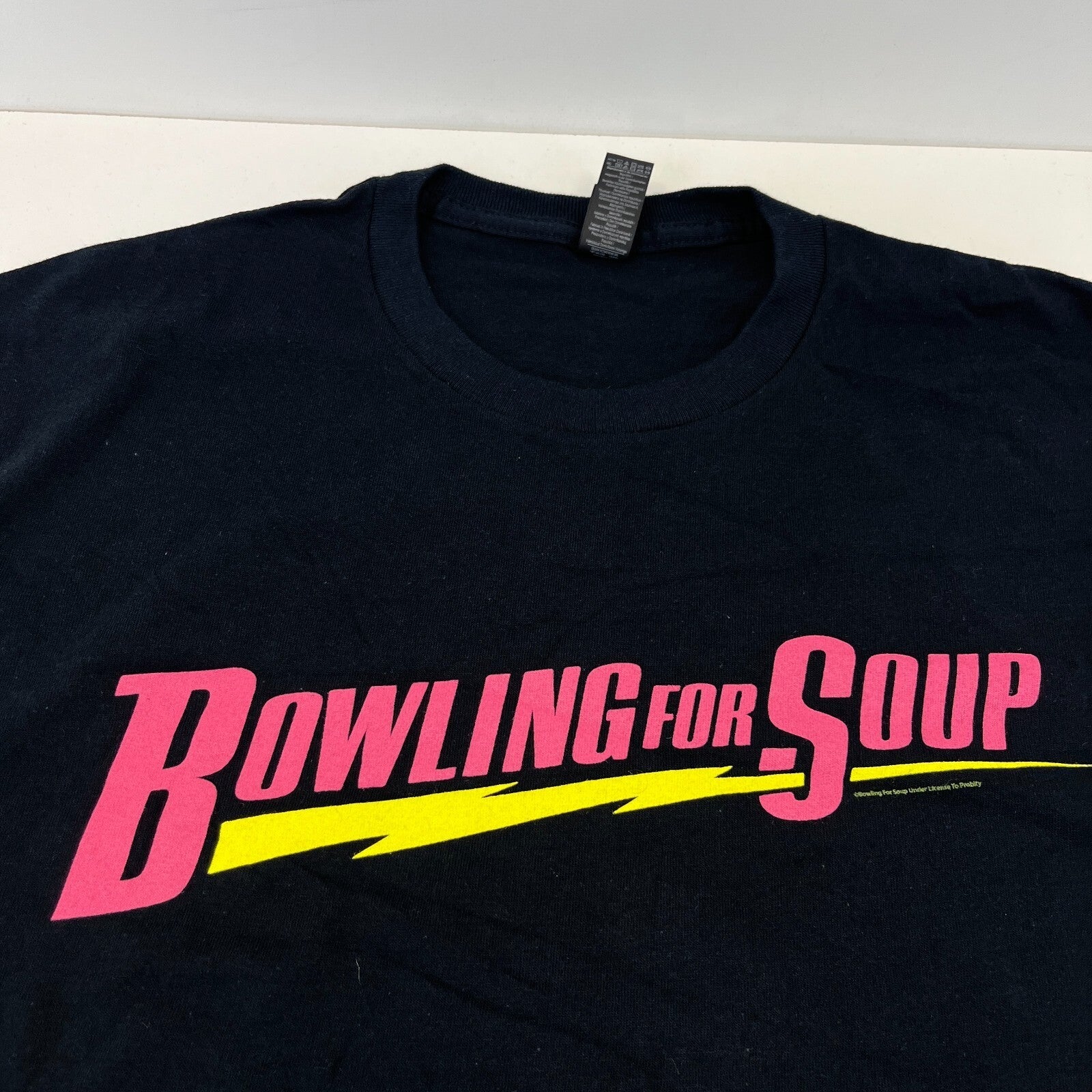 Bowling For Soup 2025 Tour T-Shirt Edinburgh Men's size Large Heavy Cotton