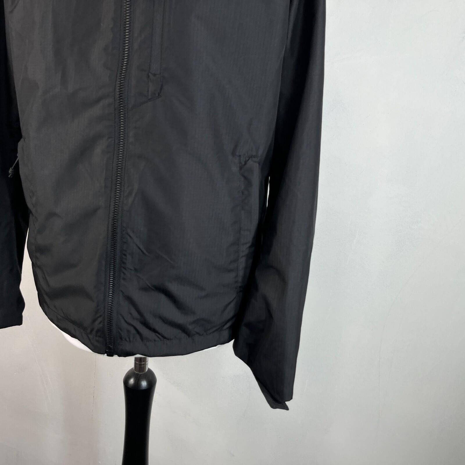Superdry Men's Softshell Windbreaker Jacket in Black Ripstop UK size M