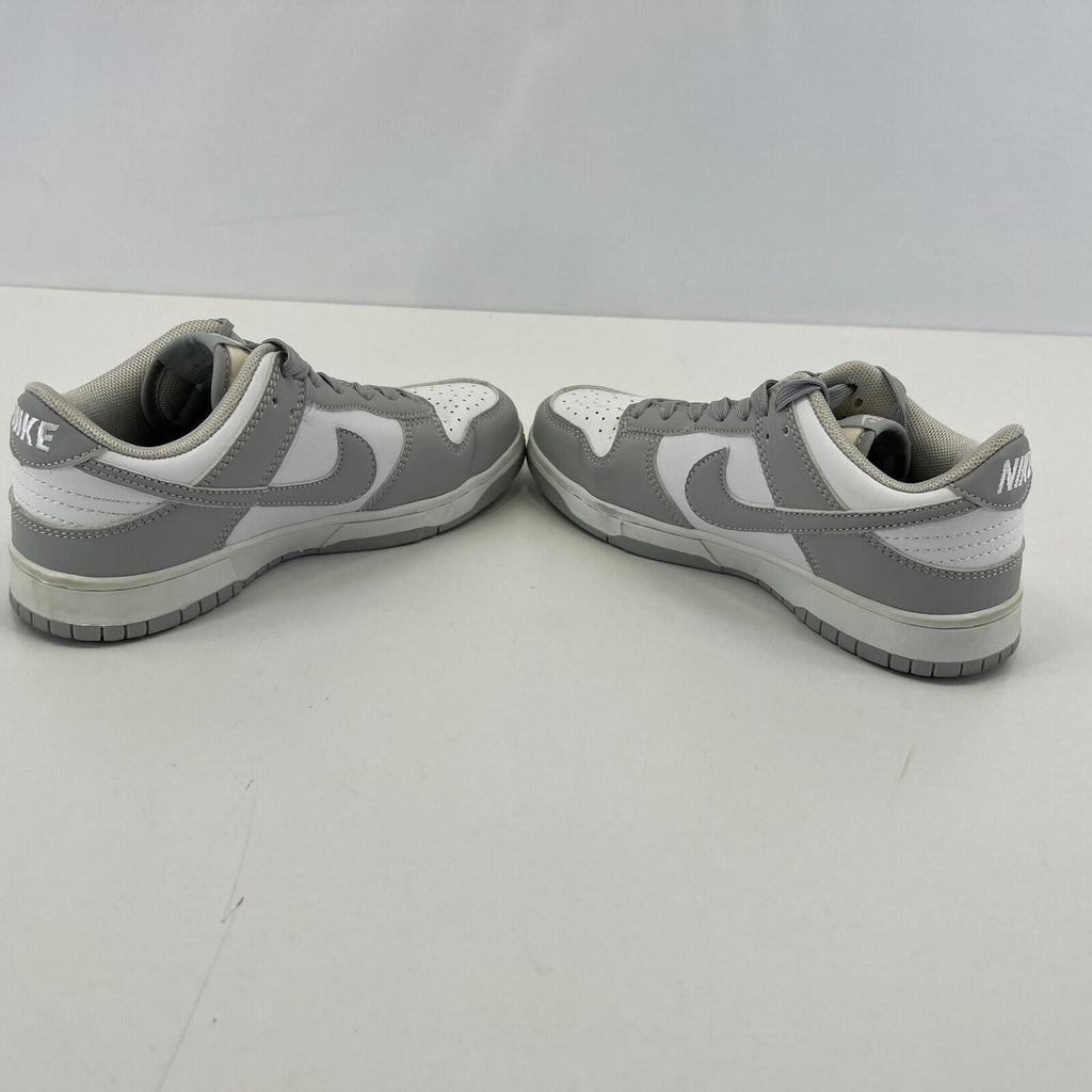 Nike Dunk Low Lace Up Trainers in Grey & White UK size 3.5 / EU 36