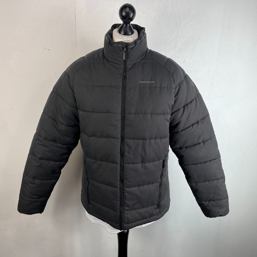 Craghoppers Men’s Insulated Quilted Puffer Jacket size M Dark Grey - VGC