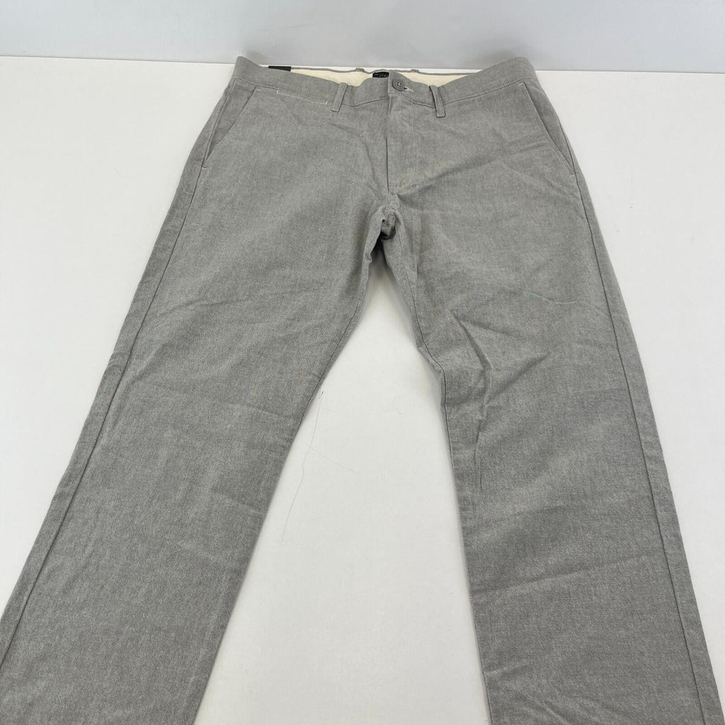 J Crew 484 Slim Fit Stretch Chino Trousers Light Grey W32" L34" New with Tags
