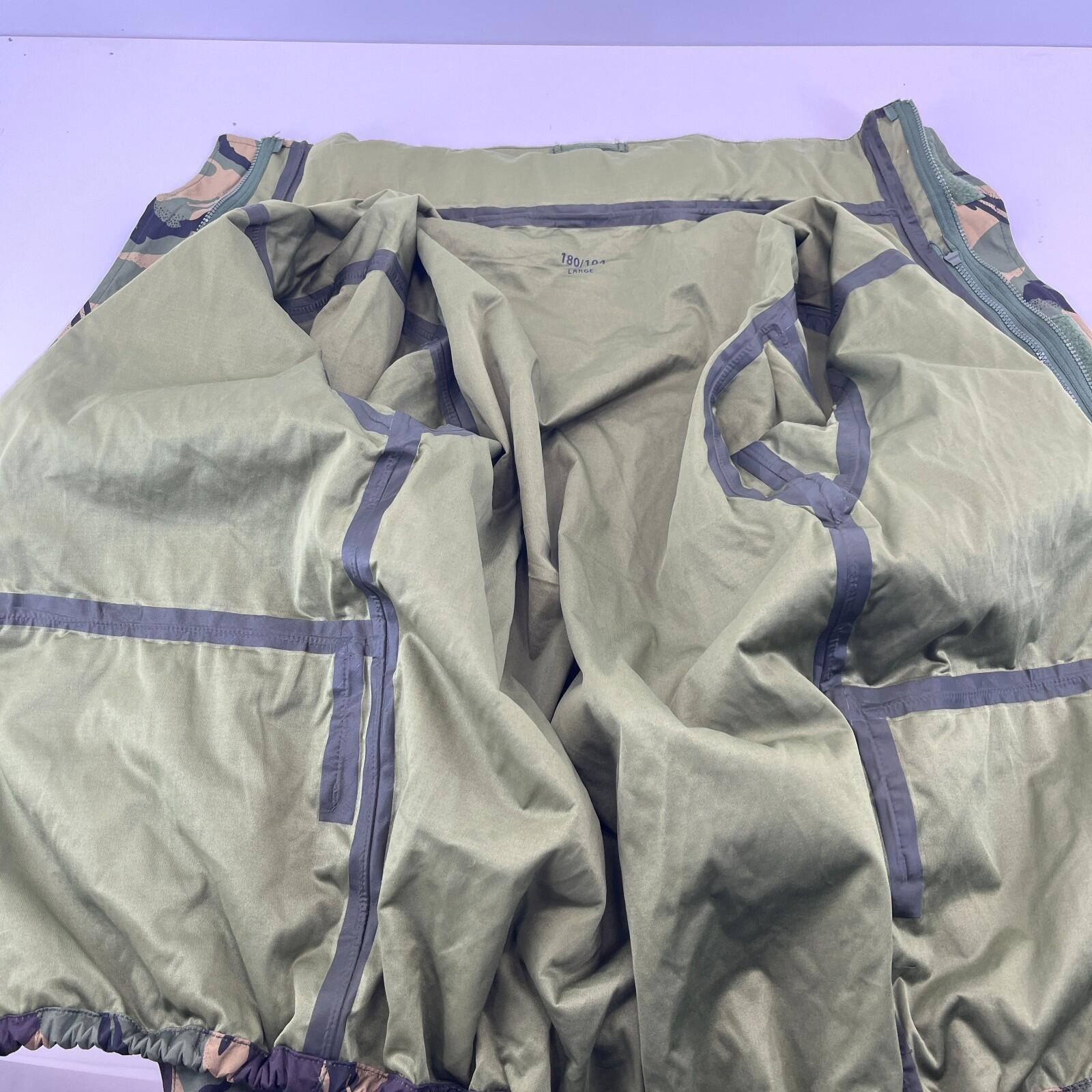 British DPM Camouflage Waterproof Camo Jacket Coat Hooded 180/104 Large