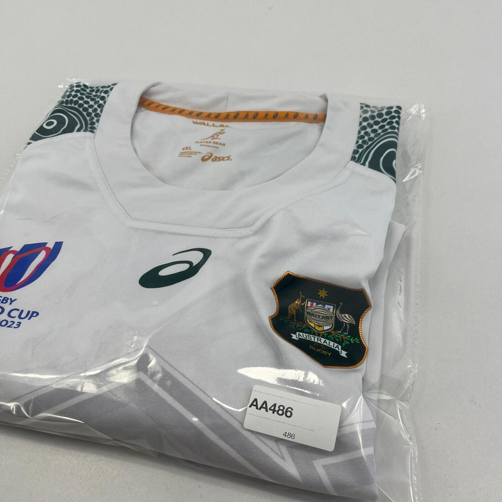 Australia Wallabies Rugby World Cup Shirt Jersey 2023 Men’s size 4XL - ASICS