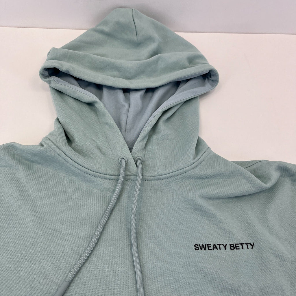 Sweaty Betty Longline Soft Feel Hoodie Mint Green size XS Oversized