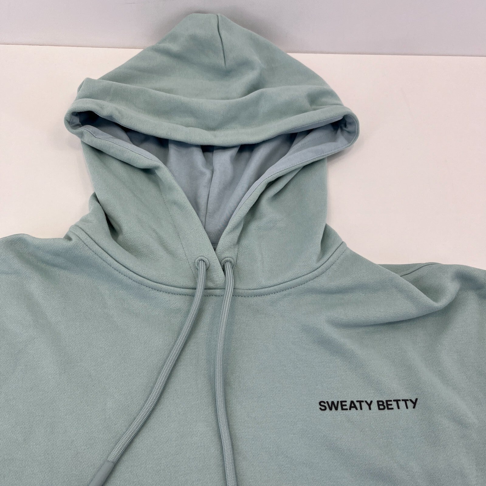 Sweaty Betty Longline Soft Feel Hoodie Mint Green size XS Oversized