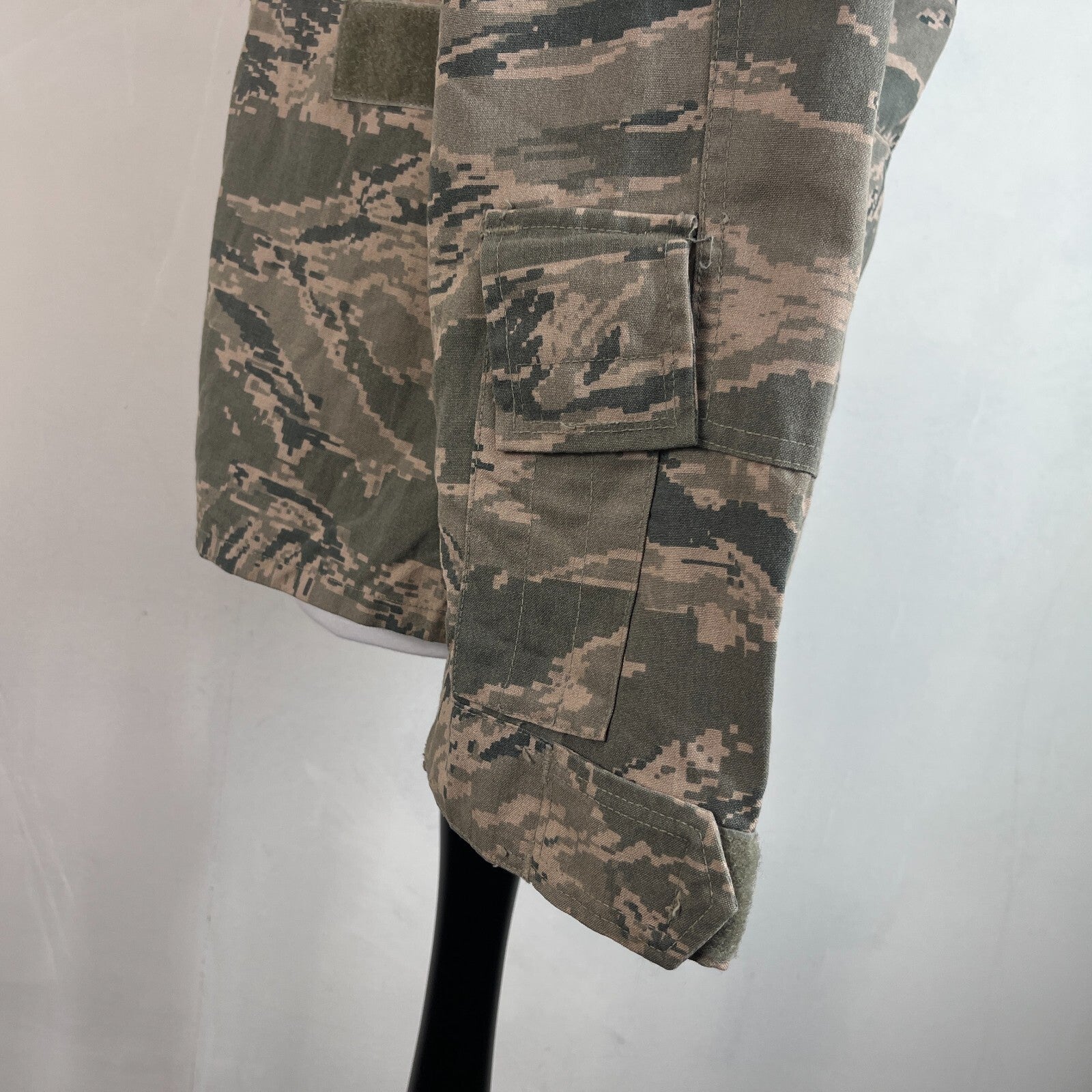 US Air Force Tactical Flight Duty Uniform Jacket Tiger Stripe BDU Medium Short