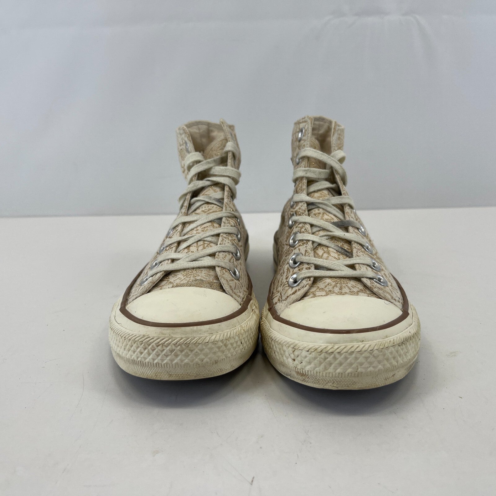 Converse Chuck Taylor All Star High Top Gold Embroidered Women's size UK 7 EU 40
