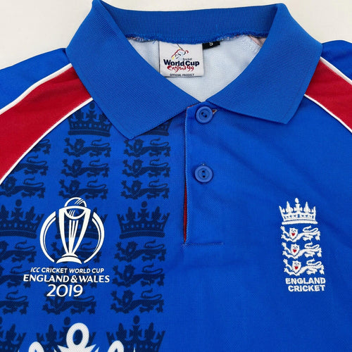 2019 ICC Cricket World Cup England Polo Shirt UK size Small - VGC
