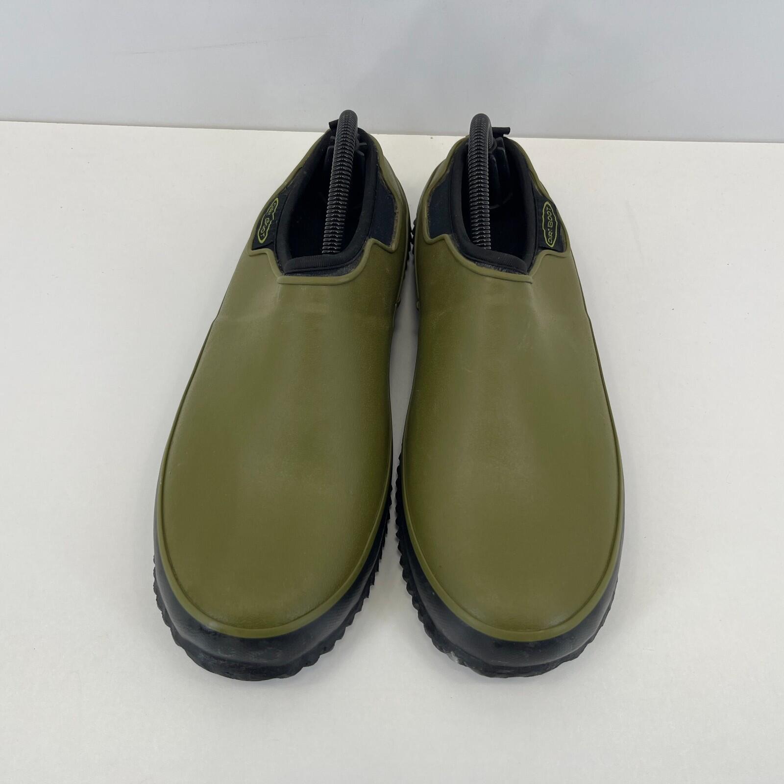 Dirt Boot Neoprene Waterproof Outdoor Garden Muck Shoes Slippers Green UK size 9