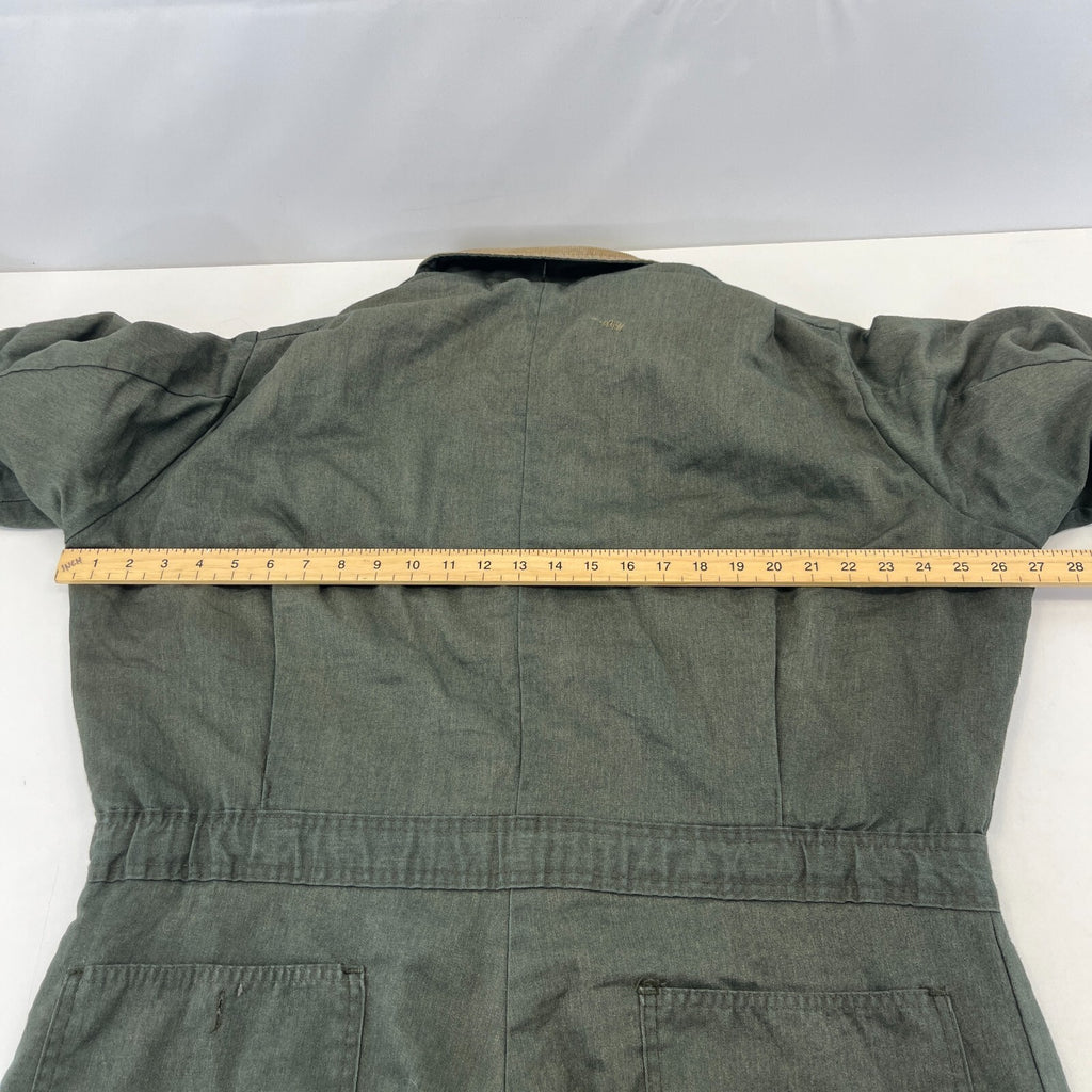 Key Imperial Green Heavy Duty Overalls Quilted Insulated Mens Large-Reg USA Made