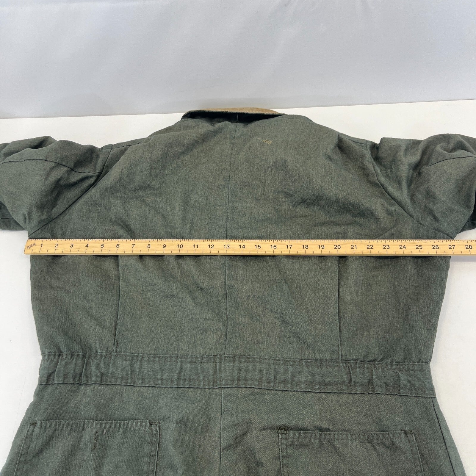 Key Imperial Green Heavy Duty Overalls Quilted Insulated Mens Large-Reg USA Made