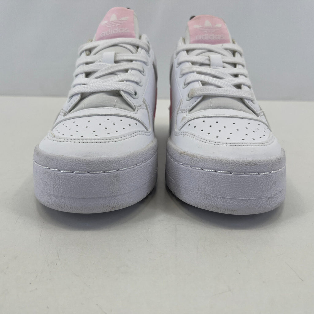 Adidas Forum Bold White & Baby Pink size UK 4 EU 36 2/3