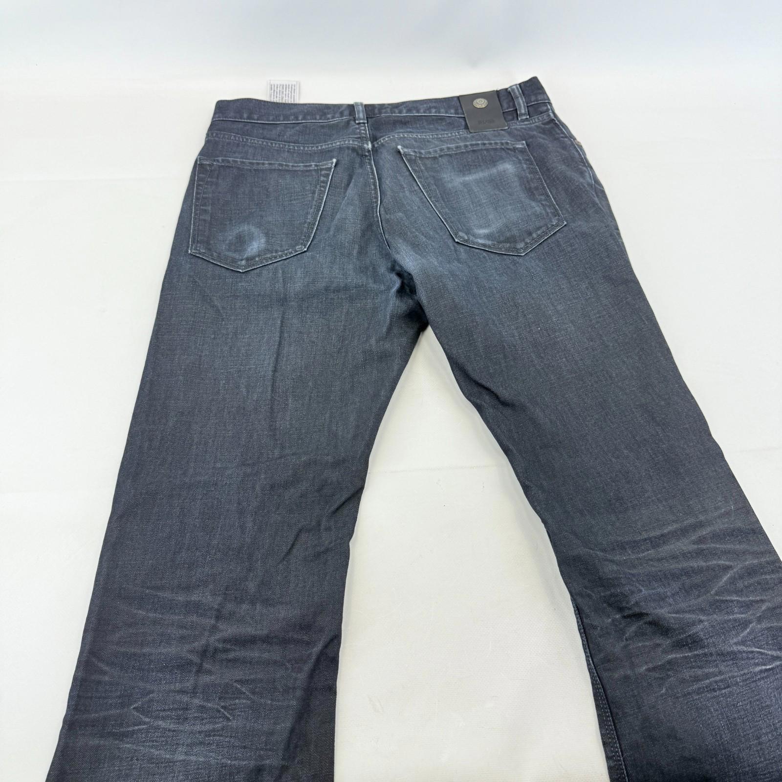 Hugo Boss Maine 1 Jeans W34" L32" Dark Blue Denim Zip Fly